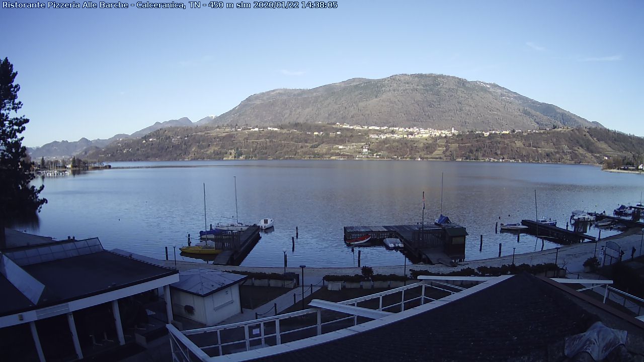 immagine della webcam nei dintorni di Trento: webcam Calceranica al Lago